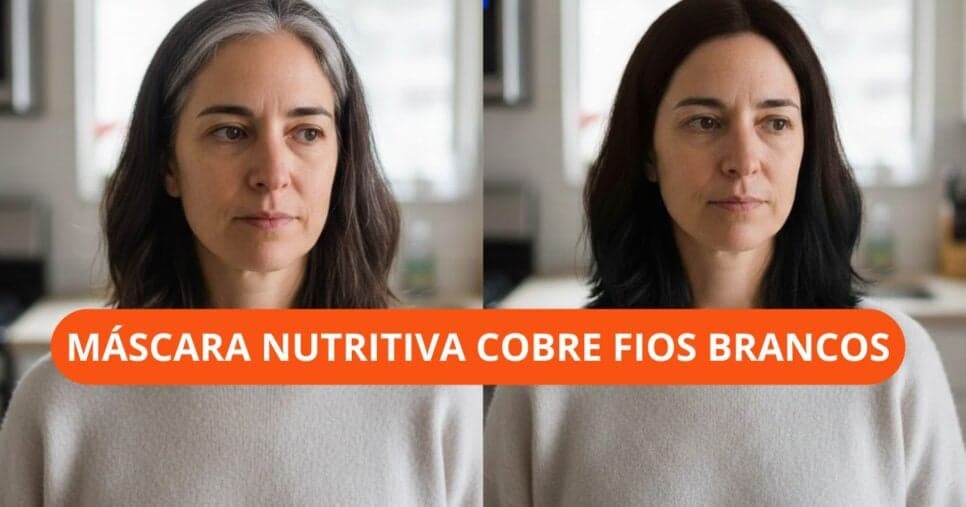 Como fazer uma máscara nutritiva e cobrir os fios brancos sem tinta com ingredientes de cozinha