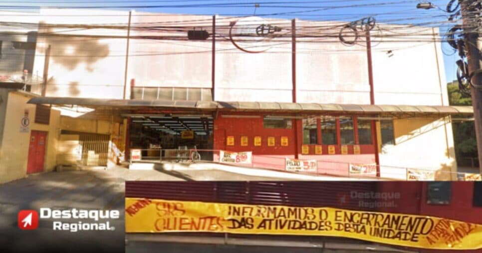 Antiga unidade do Ricoy Supermercados em Cajamar (Foto: Cajamar Notícias)