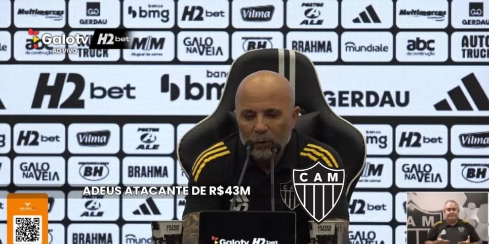 Atacante de R$ 43M dá adeus a Sampaoli no Atlético-MG em 2026