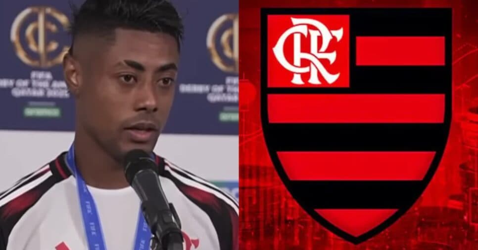 Bruno Henrique e Flamengo (Foto: Reprodução/ Arena Web - YouTube/ Internet)
