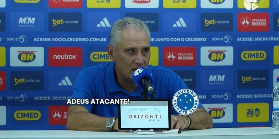 Pedrinho BH comunica Tite e confirma venda de atacante do Cruzeiro para time da Europa