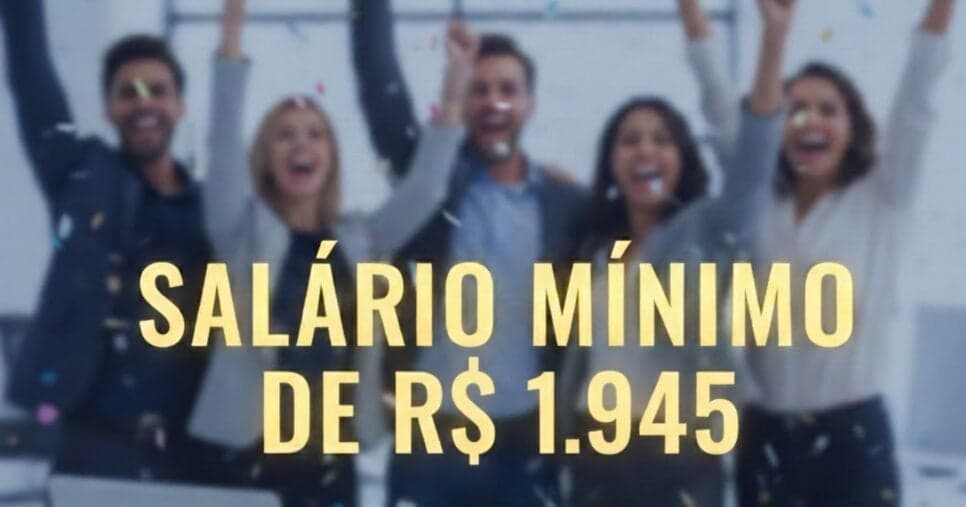 Lei sancionada pelo Governo Estadual paga salário mínimo de R$1945 a CLTs em 2026