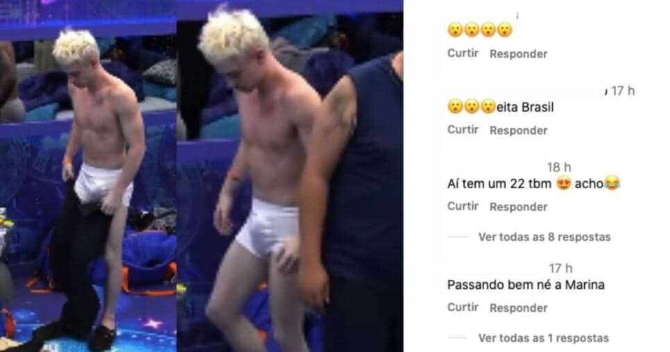 Juliano Floss no BBB26 (Fotos: Reproduções / Globo / Instagram) 