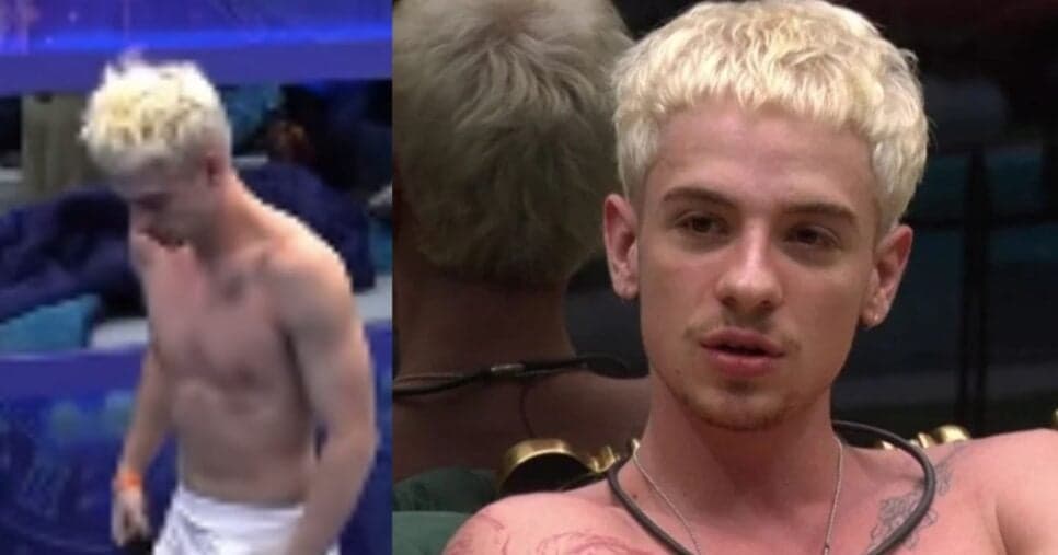 Vídeo de Juliano no BBB26 com volumão em cueca branca choca o Brasil: "Tem um 22 também"