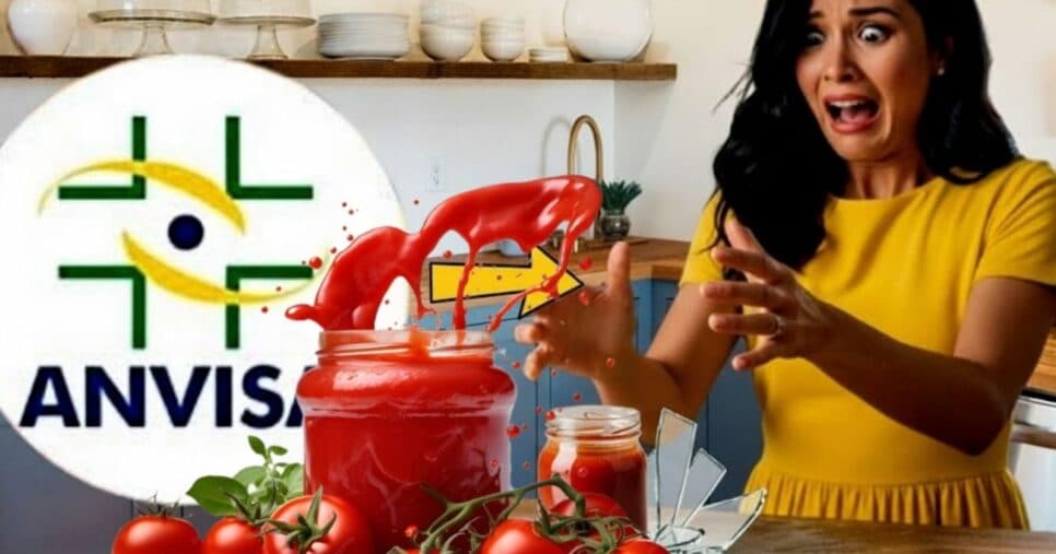 Pedaços de vidro: Anvisa determina proibição de molho de tomate popular das donas de casa por contaminação
