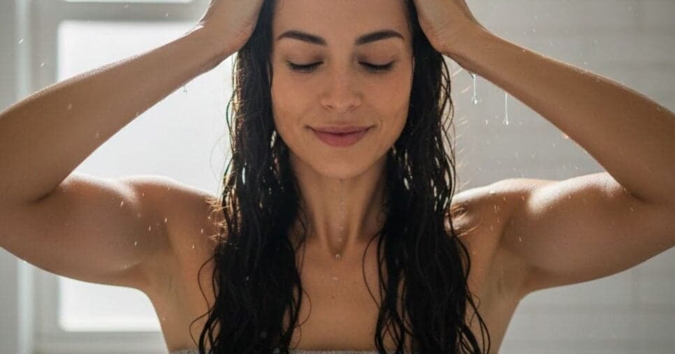 Mulher finalizando o cabelo (Foto: Montagem TV Foco / GMN)