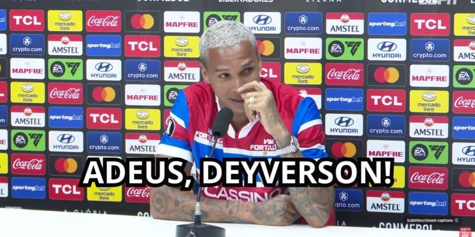 R$7M: Deyverson confirma adeus no Fortaleza e tem contratação ‘aprovada’ em gigante da série A
