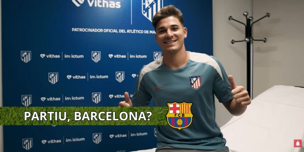 Barcelona aprova troca de 2 jogadores com o Atlético de Madrid para contratar Julián Alvarez