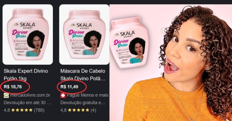 Skala Expert Divino Potão (Foto Reprodução/Montagem/TV Foco/Lennita/YouTube/Google Shopping)