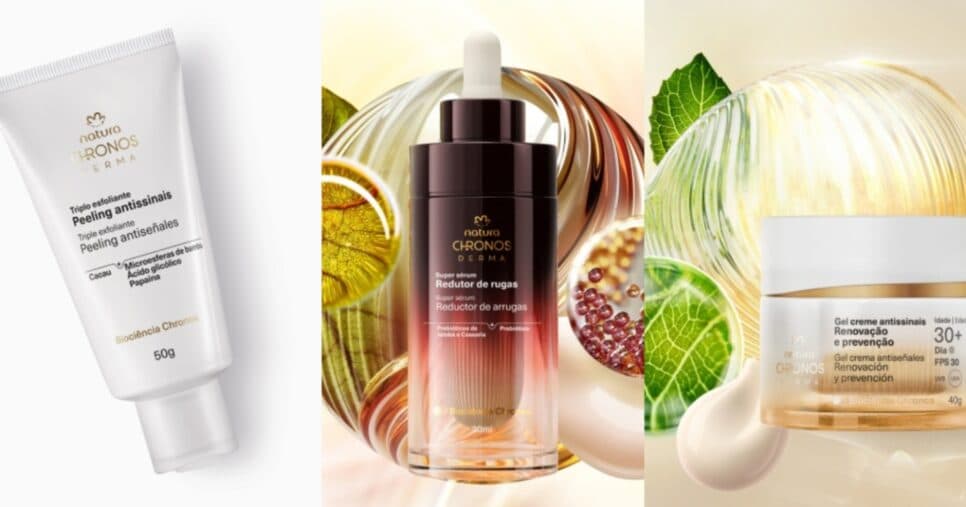 Produtos da Natura para acabar com as rugas (Foto: Reprodução/ Internet) 