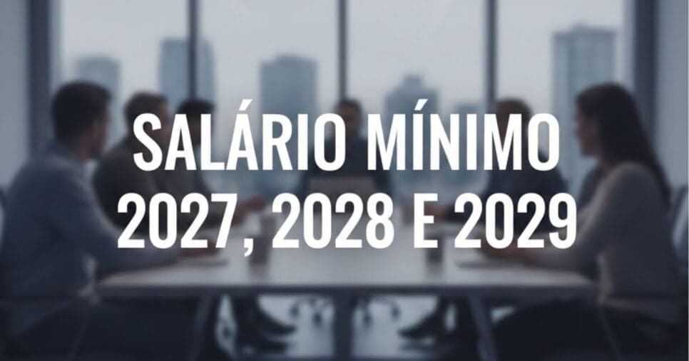 Nada dos R$1621: Valores dos salários mínimos para 2027, 2028 e 2029 são projetados aos CLTs