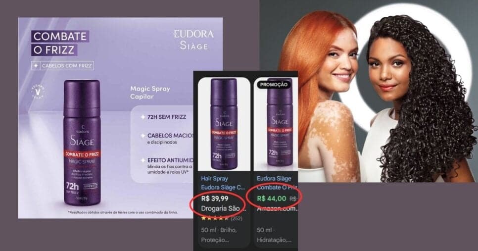Spray Capilar Eudora Siàge Combate o Frizz Magic