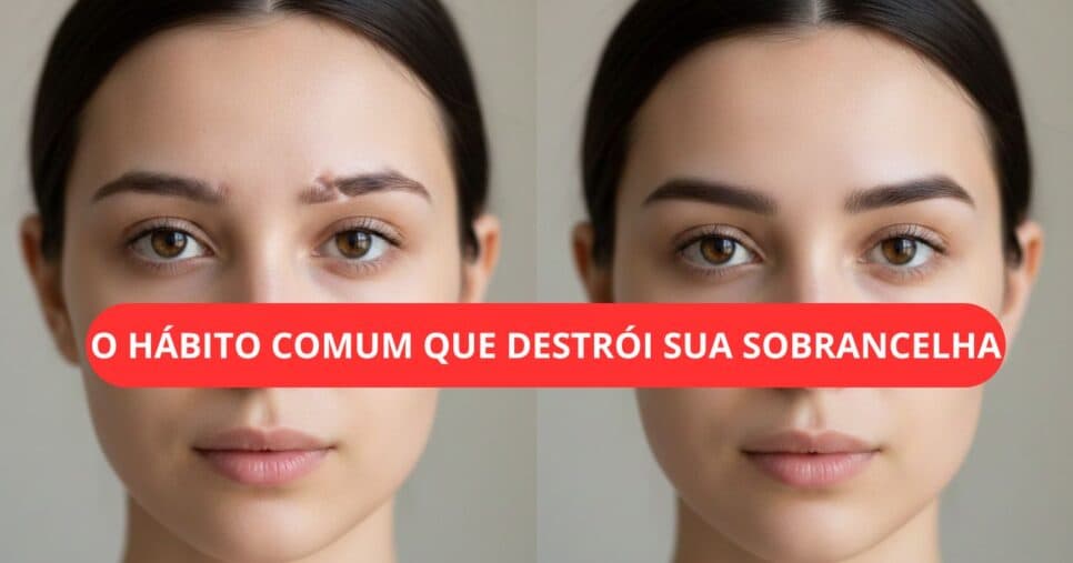 Sobrancelhas destruídas: 1 atitude popular de mulheres enfraquece os pelos e entope os poros