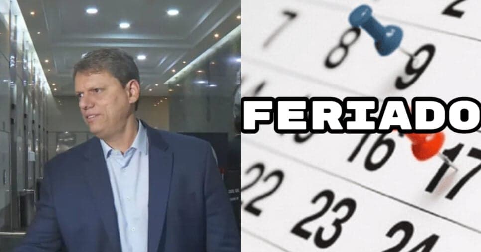 Tarcísio já sabe: Feriado é confirmado em plena quinta (28/05) em cidade em SP