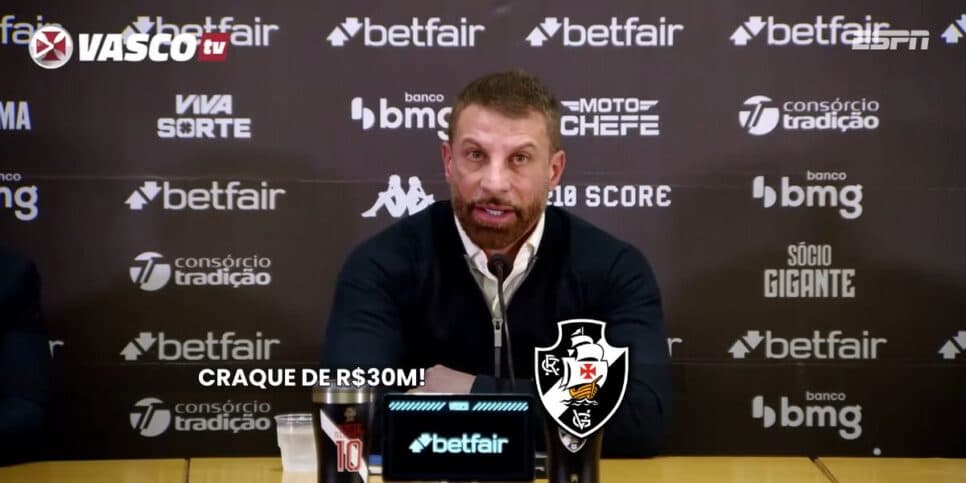 Pedrinho assina com novo atacante de R$30M para reforçar o Vasco até 2029