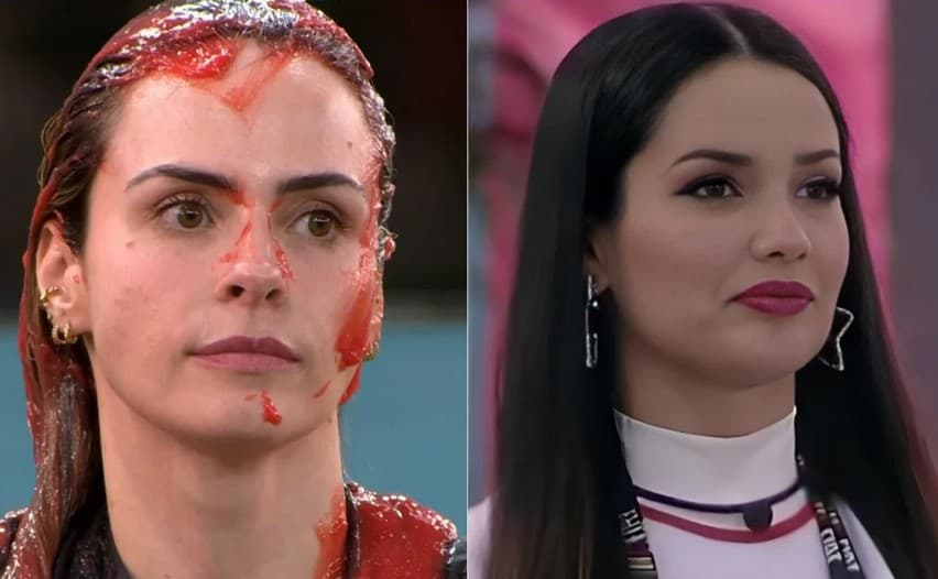 Ana Paula Renault no BBB26 e Juliette Freire no BBB21 (Foto: Reprodução / Globo)

