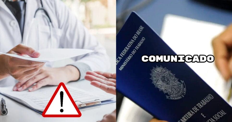 Atenção, CLTs: Lei trabalhista informa 5 exigências para validar o atestado médico