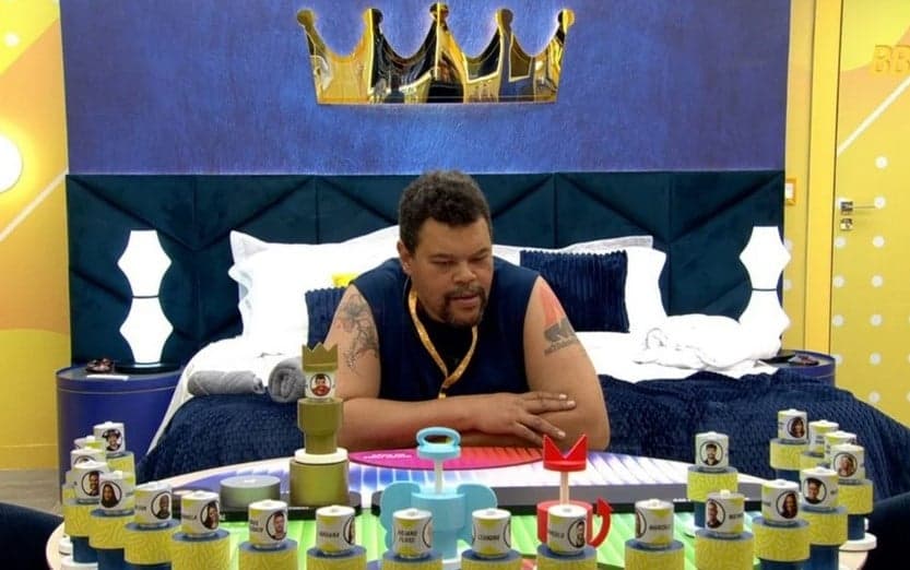 Babu Santana é o novo líder do BBB26 (Foto: Reprodução / Globo)

