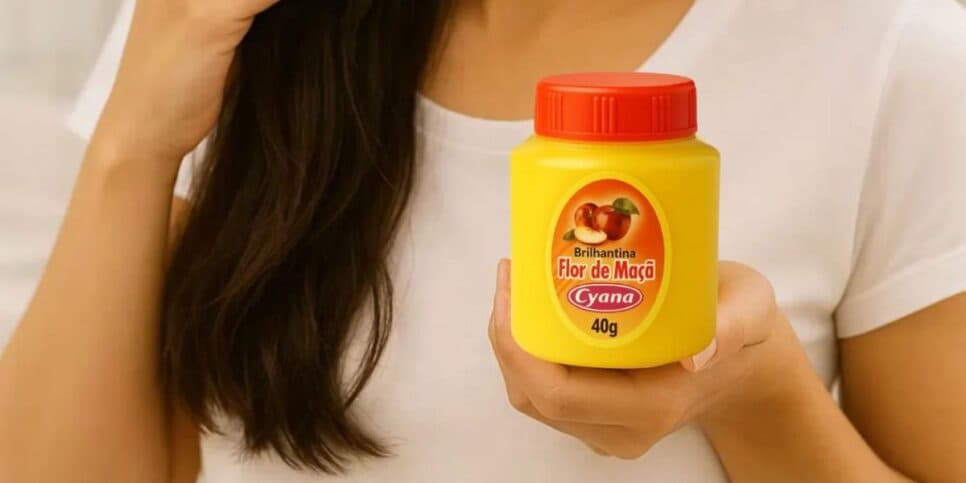 Brilhantina flor de maçã ajuda a hidratar o cabelo (Reprodução: Divulgação)
