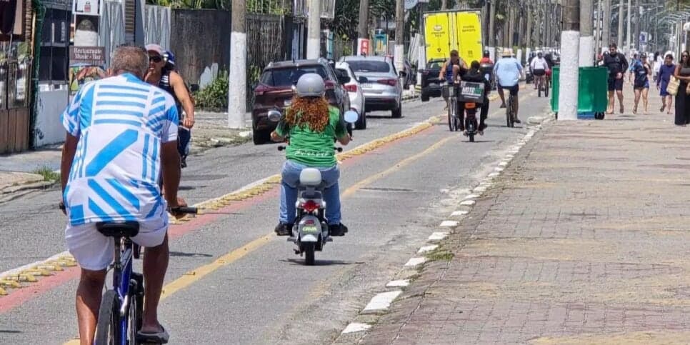 Proibida circulação de ciclomotores em ciclofaixa (Reprodução: Divulgação)