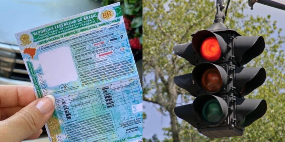 Nova lei de trânsito traz 7 pontos na CNH aos motoristas por essa atitude no farol vermelho