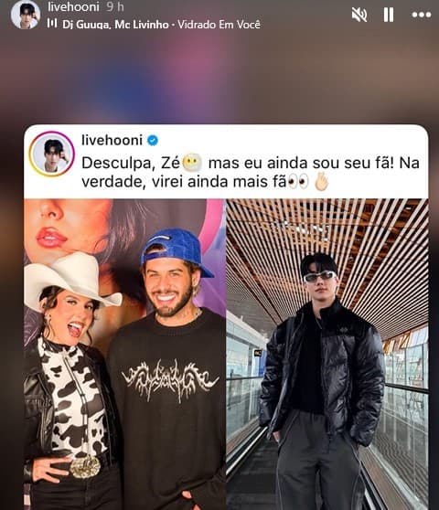 Hooni se desculpou (Foto: Reprodução / Instagram)
