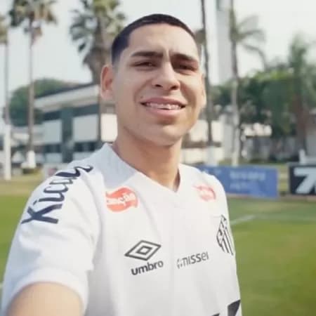 Gustavo Caballero fora do Santos (Foto: Reprodução/ Internet)