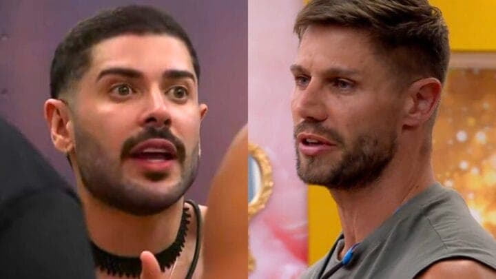 Jonas e Marcelo brigaram no BBB26 (Foto: Reprodução / Globo)
