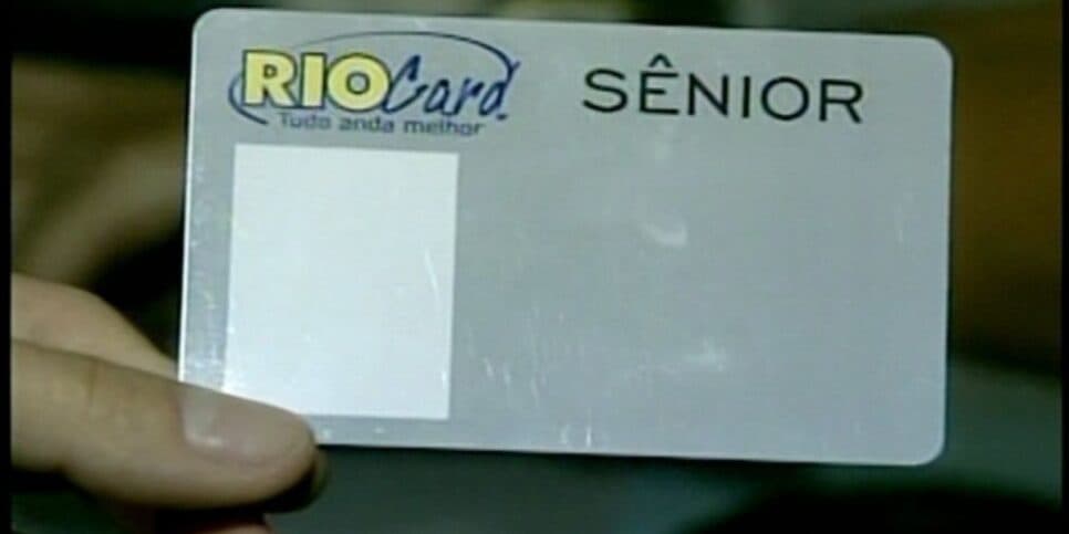 Riocard Sênior para idosos terem gratuidade no transporte público (Reprodução: DIvulgação)