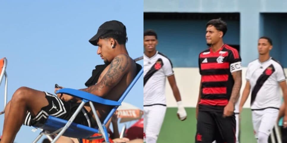 Rogério Araújo assinou seu primeiro contrato profissional com o Flamengo (Reprodução: Instagram)