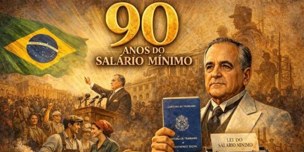 90 anos do salário mínimo no Brasil (Reprodução: Divulgação)