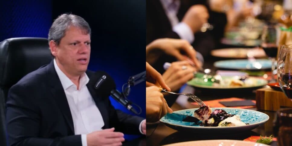 Tarcísio bate martelo e veta lei que traz nova obrigação aos restaurantes em SP em 2026
