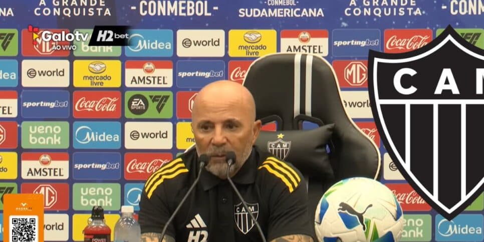 R$18M: Sampaoli é comunicado sobre venda de meio-campista do Atlético-MG para o Vasco