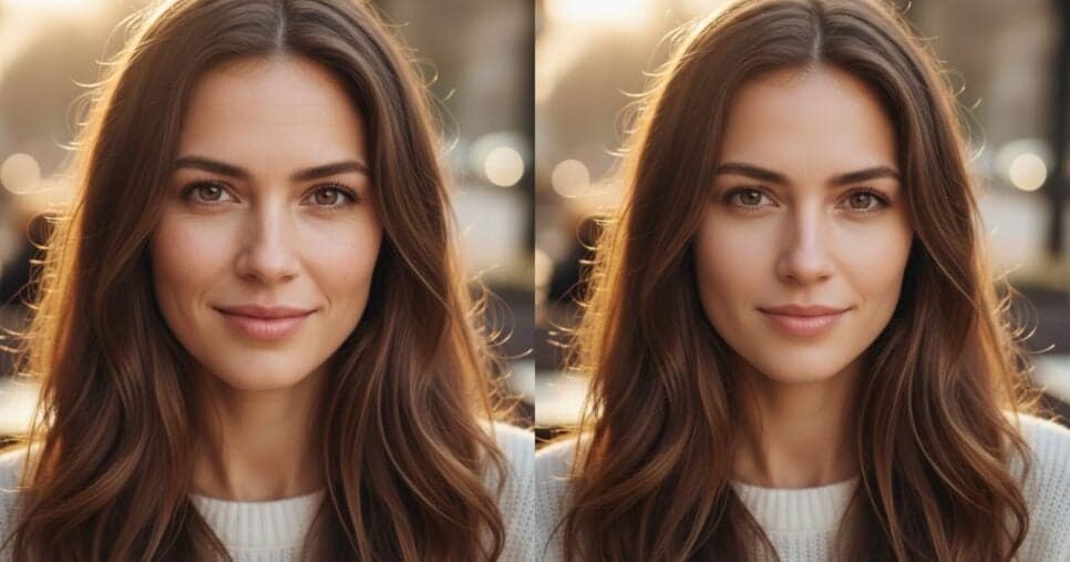 Ilustração de antes e depois de mulher com rugas (Foto: Montagem TV Foco / GMN)
