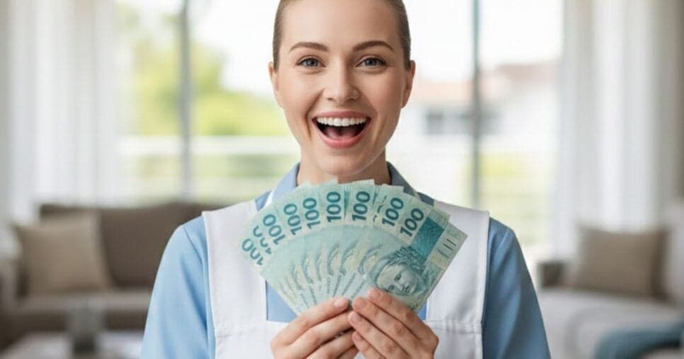 Adeus aos R$1621: Lei Estadual paga R$1789 de salário mínimo às domésticas