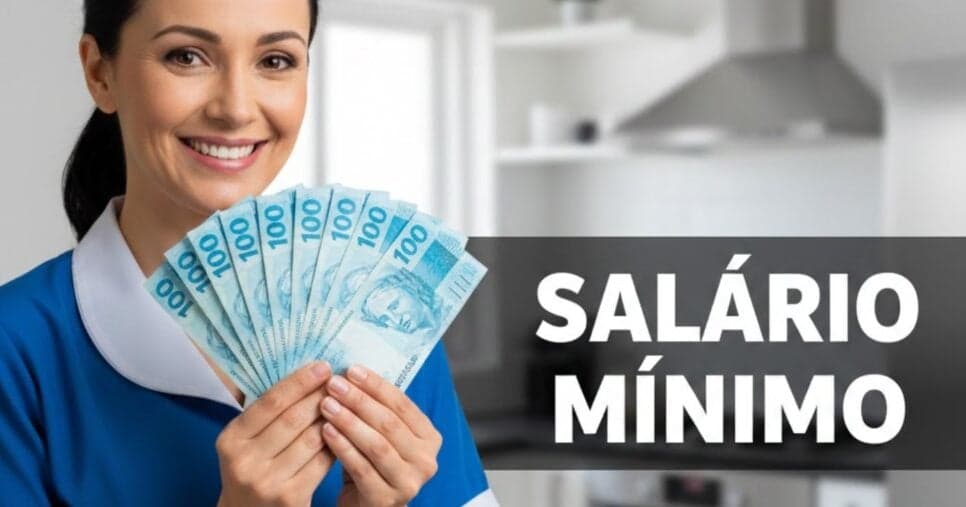 Qual é o valor do salário mínimo das domésticas em São Paulo em 2026?