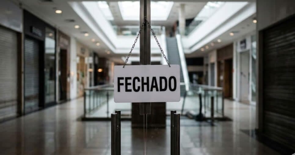 Falência? Shopping de Curitiba fecha sem aviso prévio e despeja lojistas