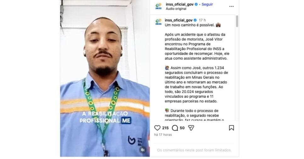 José Vitor (Foto: Reprodução / Instagram)