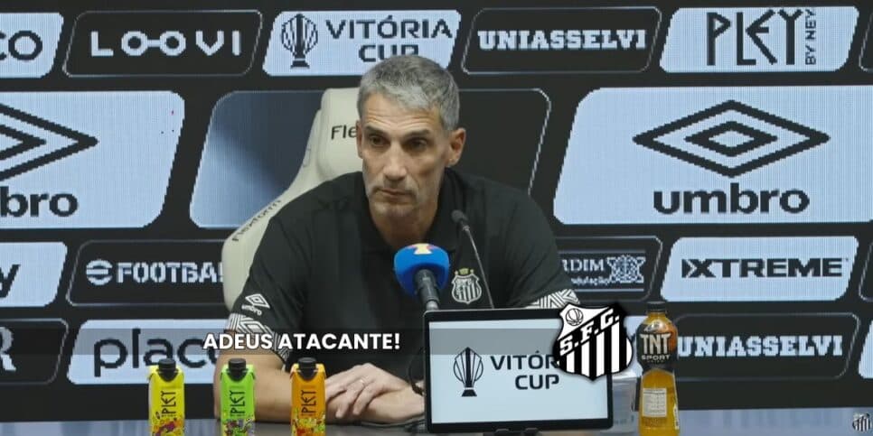 Vojvoda comunica diretoria e aprova saída de atacante e mais um jogador no Santos hoje (02)