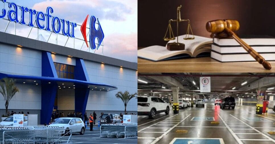 Lei informa o que supermercados como o Carrefour devem fazer em estacionamentos
