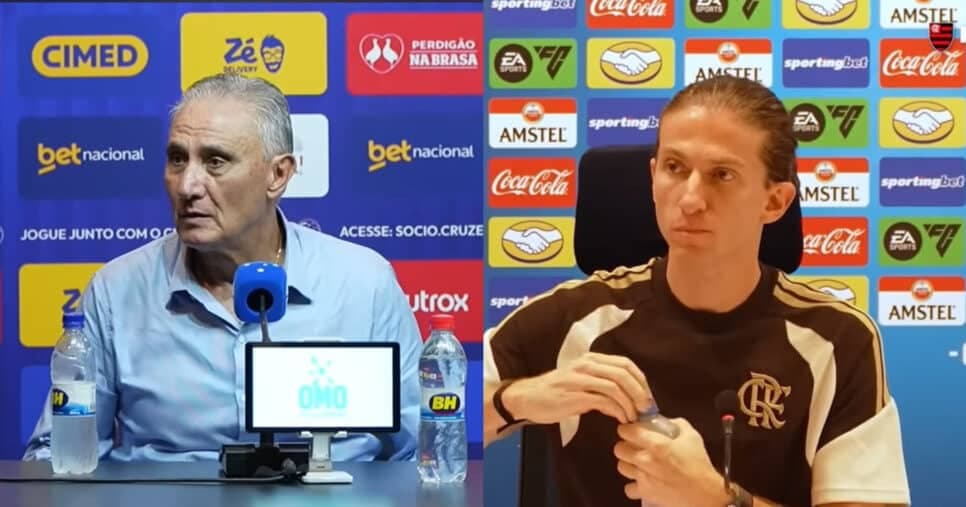 Enquanto Filipe Luís ganha R$ 2,1M no Flamengo, esse é o salário de Tite no Cruzeiro