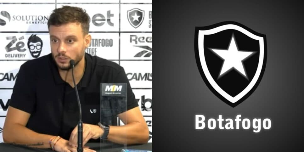 Martín Anselmi é comunicado sobre lateral-esquerdo fora do Botafogo nesta quinta (05)