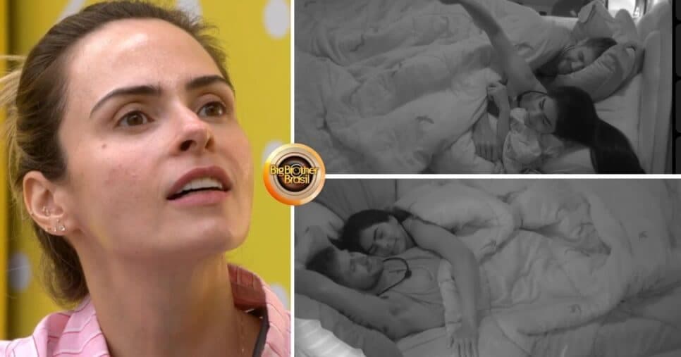 O corpo mal esfriou: Jonas vai pro edredom com Marciele no BBB26 e choca Ana Paula