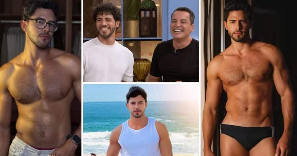 Musculoso, moreno e modelo: Namorado de Leo Dias é um dos homens mais lindos do Brasil