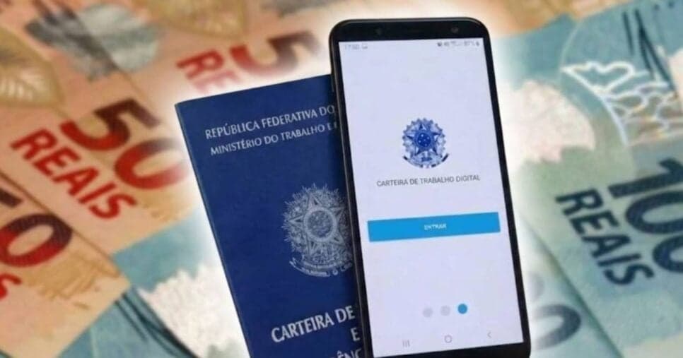 Ilustração Abono salarial para CLTs que trabalharam 30 dias ou + em 2024