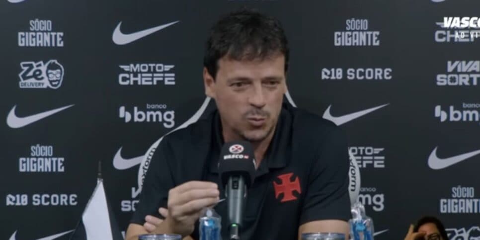 Diniz ainda tem o respaldo da diretoria do Vasco (Reprodução: Youtube)