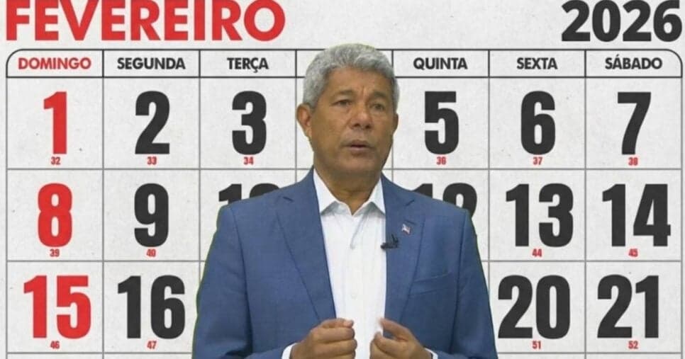 Jerônimo Rodrigues ciente: Feriado prolongado é confirmado sexta (8) em cidade da BA