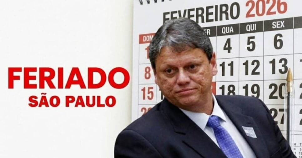 Paralisação marcada: Feriado prolongado em cidade em SP na sexta (10/4) na era Tarcísio