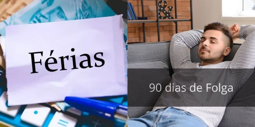 Além das férias: Lei trabalhista garante 90 dias de folga para esses trabalhadores em 2026