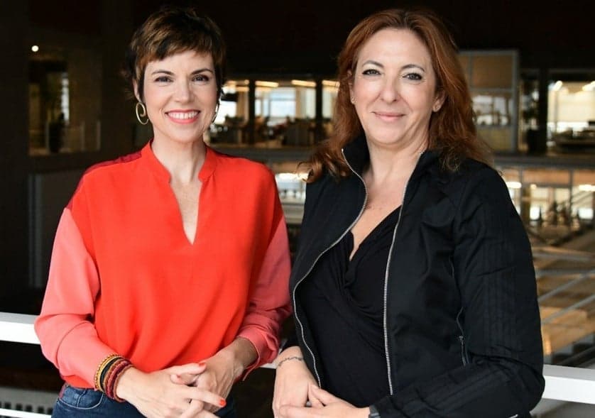 Gloria Vanique e Juliana Alganaraz (Foto: Reprodução / TV Gazeta)